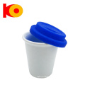 fashion Silicone Straw Cup Halloween Cup Sublimation White Cup